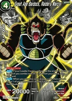 Great Ape Bardock, Raider's Warcry Card Front