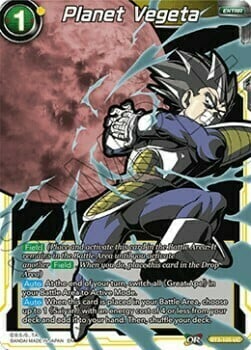 Planet Vegeta Card Front