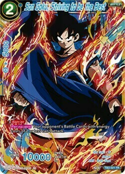Son Goku, Striving to be the Best Card Front