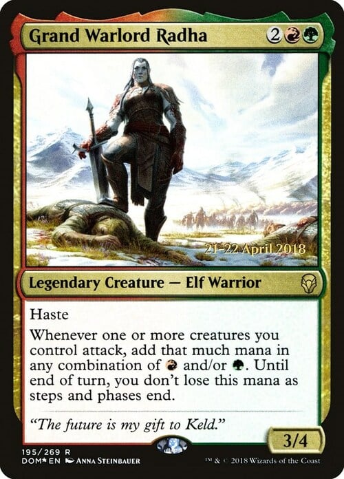 Grand Warlord Radha Card Front