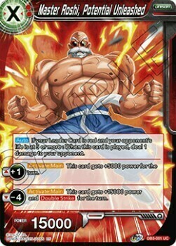 Master Roshi, Potential Unleashed Card Front