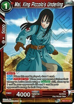 Mai, King Piccolo's Underling Card Front