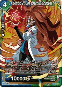 Android 21, the Beautiful Scientist Card Front