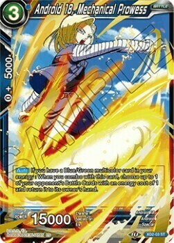 Android 18, Mechanical Prowess Card Front