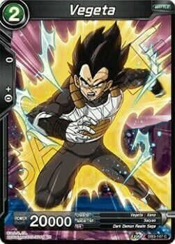 Vegeta Card Front