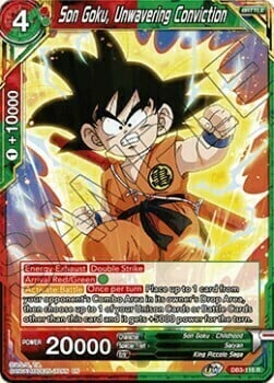 Son Goku, Unwavering Conviction Card Front