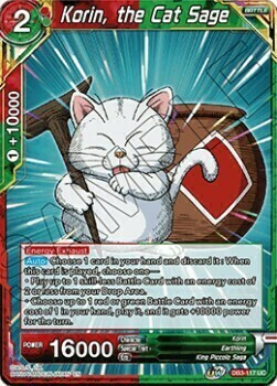 Korin, the Cat Sage Card Front
