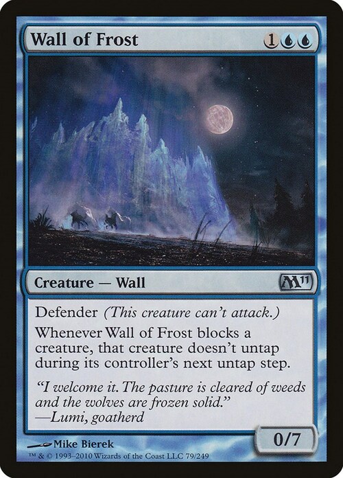 Wall of Frost Card Front
