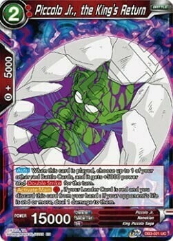 Piccolo Jr., the King's Return Card Front