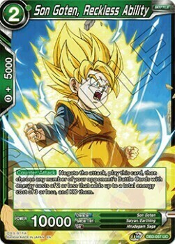 Son Goten, Reckless Ability Card Front