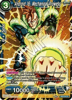 Android 16, Mechanical Prowess Card Front