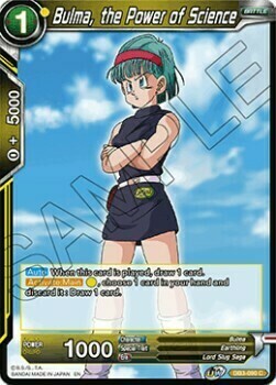 Bulma, the Power of Science Card Front
