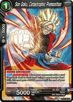 Son Goku, Catastrophic Premonition Card Front
