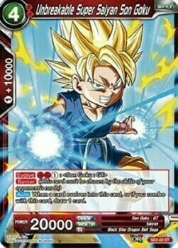 Unbreakable Super Saiyan Son Goku Card Front