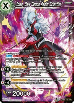 Towa, Dark Demon Realm Scientist Card Front