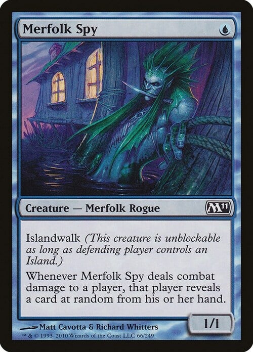 Merfolk Spy Card Front