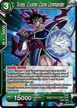 Turles, Crusher Corps Commander Card Front