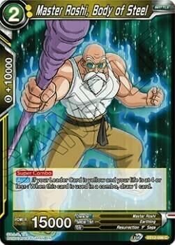 Master Roshi, Body of Steel Card Front