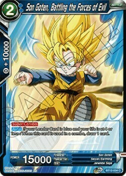 Son Goten, Battling the Forces of Evil Card Front