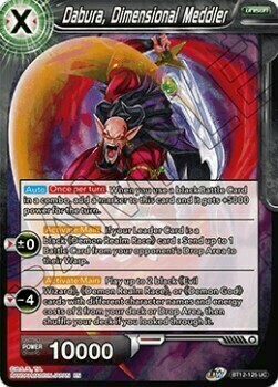 Dabura, Dimensional Meddler Card Front