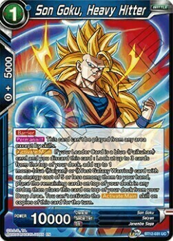 Son Goku, Heavy Hitter Card Front