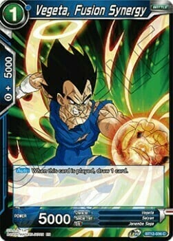 Vegeta, Fusion Synergy Card Front