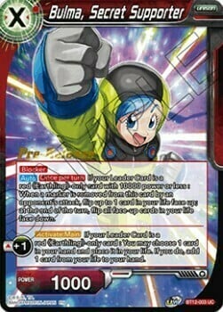 Bulma, Secret Supporter Card Front