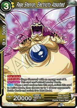 Rage Shenron, Electricity Absorbed Card Front