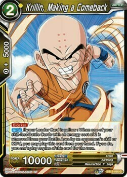 Krillin, Making a Comeback Card Front
