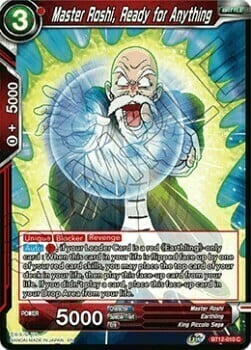 Master Roshi, Ready for Anything Card Front