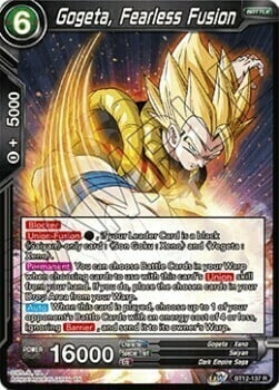 Gogeta, Fearless Fusion Card Front