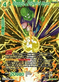 Piccolo, Prideful Hero Card Front