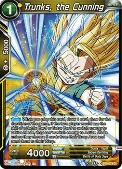 Trunks, l'Astuto Card Front