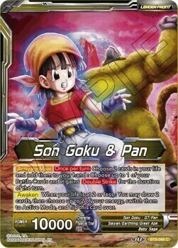 Son Goku & Pan // Son Goku SS4, Sensi Recuperati Card Front