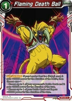 Flaming Death Ball Card Front