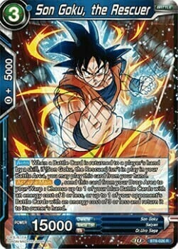 Son Goku, the Rescuer Card Front
