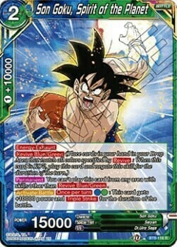 Son Goku, Spirit of the Planet Card Front