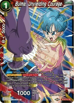 Bulma, Unyielding Courage Card Front