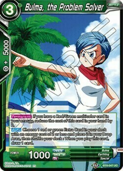 Bulma, the Problem Solver Card Front