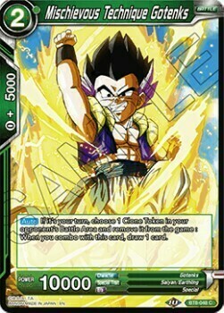 Mischievous Technique Gotenks Card Front
