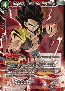 Gogeta, Time for Payback Card Front
