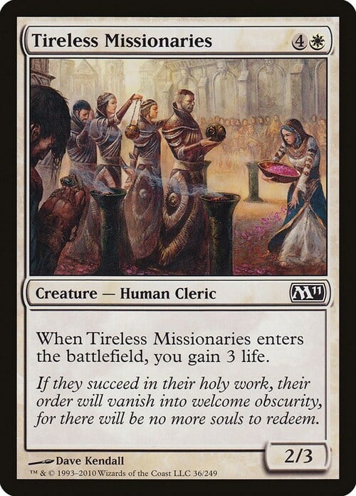 Tireless Missionaries Card Front