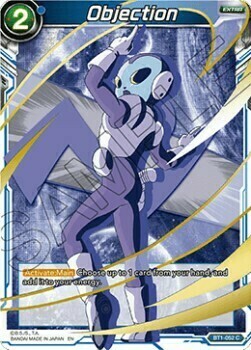 Objection Card Front