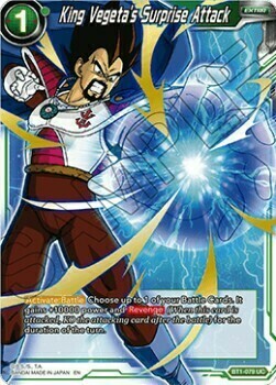 King Vegeta's Surprise Attack Card Front