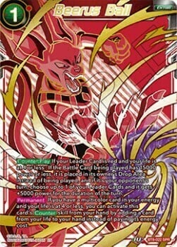 Beerus Ball Card Front