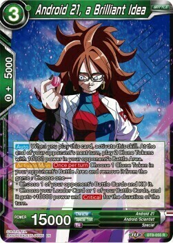 Android 21, a Brilliant Idea Card Front