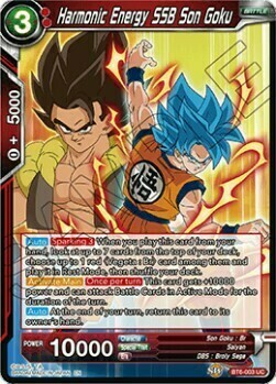 Son Goku SSB, Energia Armonica Card Front
