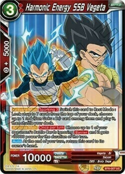 Harmonic Energy SSB Vegeta Card Front