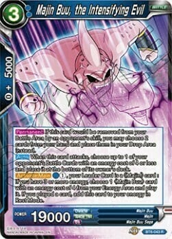 Majin Buu, the Intensifying Evil Card Front