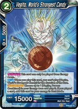 Vegito, la Caramella più Forte del Mondo Card Front